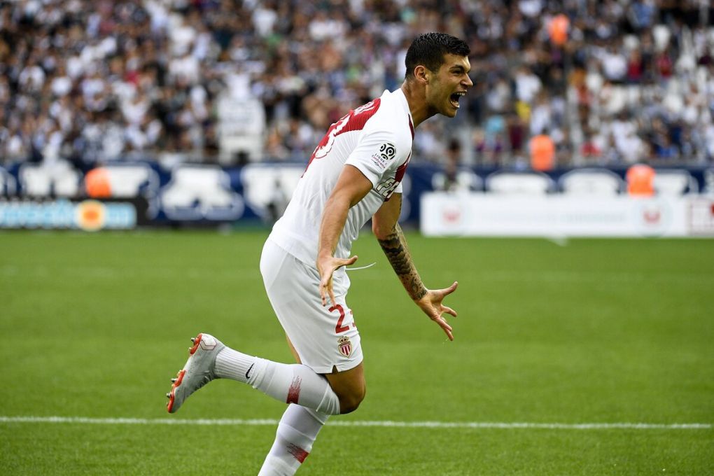 23 PIETRO PELLEGRI (MONA) - JOIE FOOTBALL : Bordeaux vs Monaco - Ligue 1 Conforama - 26/08/2018 FEP/Panoramic PUBLICATIONxNOTxINxFRAxITAxBEL