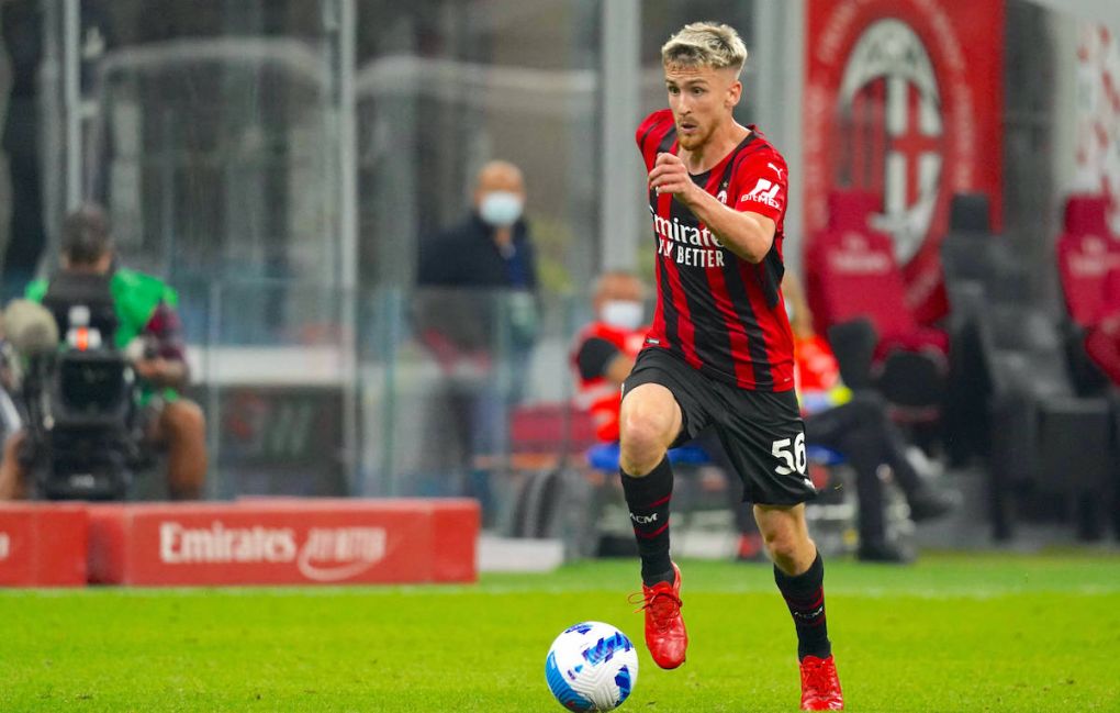 Alexis Saelemaekers Milan during AC Milan
