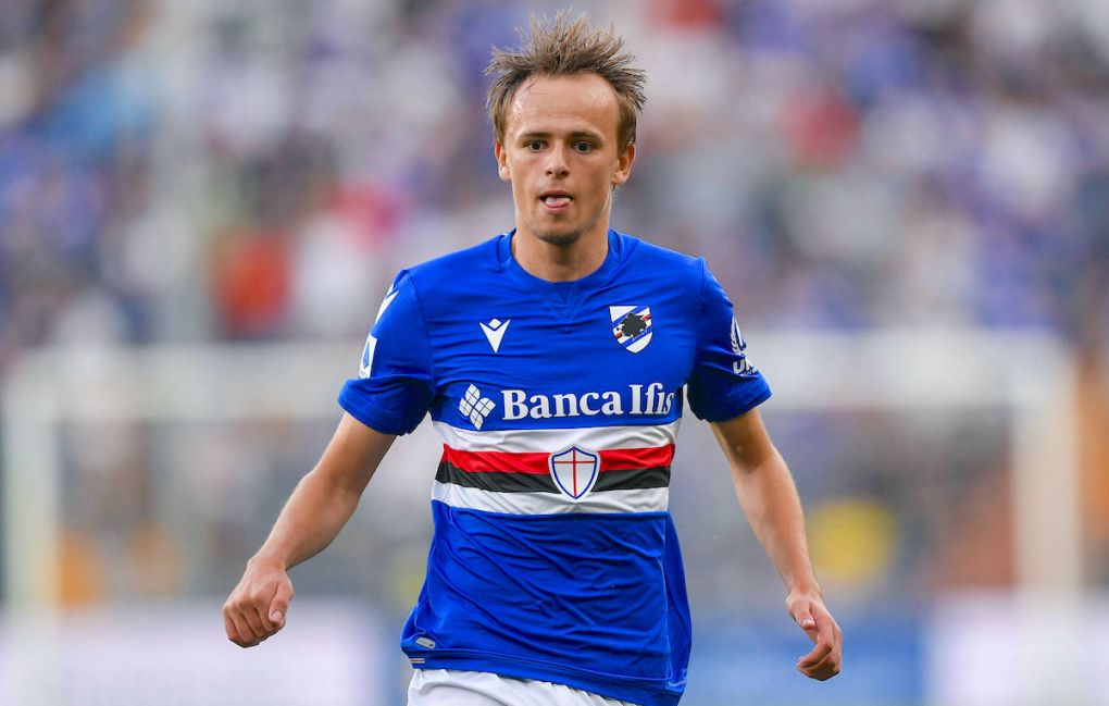 Mikkel Damsgaard of UC Sampdoria