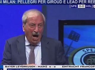 Watch: Tiziano Crudeli reacts to Maldini and Brahim scoring for Milan against Spezia