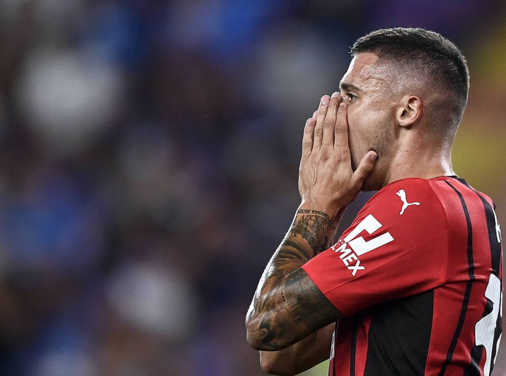 UC Sampdoria v AC Milan - Serie A Rade Krunic of AC Milan looks dejected during the Serie A football match between UC Sampdoria and AC Milan. Genoa Italy Copyright: xNicolxCampox