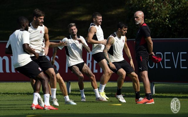 AC Milan training