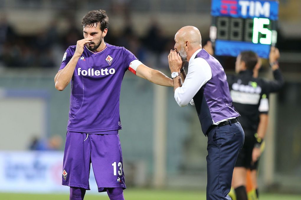 Davide Astori of ACF Fiorentina