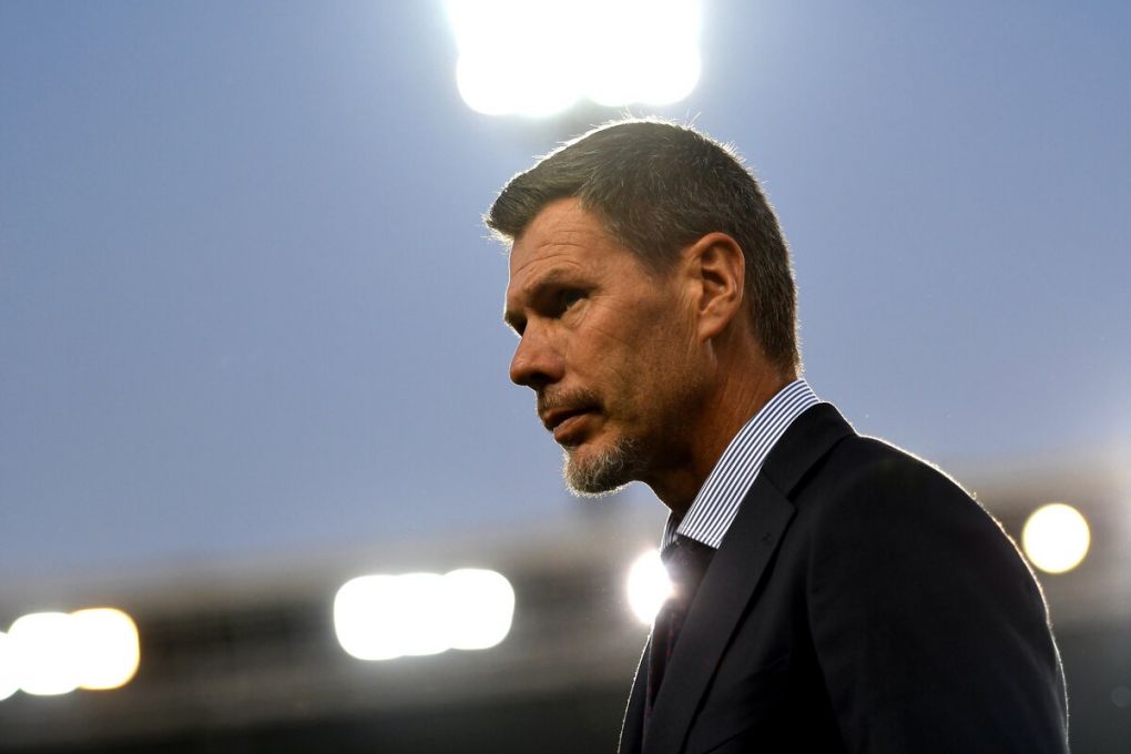 VERONA, ITALY - SEPTEMBER 15: Zvonimir Boban of AC Milan looks on during the Serie A match between Hellas Verona and AC Milan at Stadio Marcantonio Bentegodi on September 15, 2019 in Verona, Italy. (Photo by Alessandro Sabattini/Getty Images)