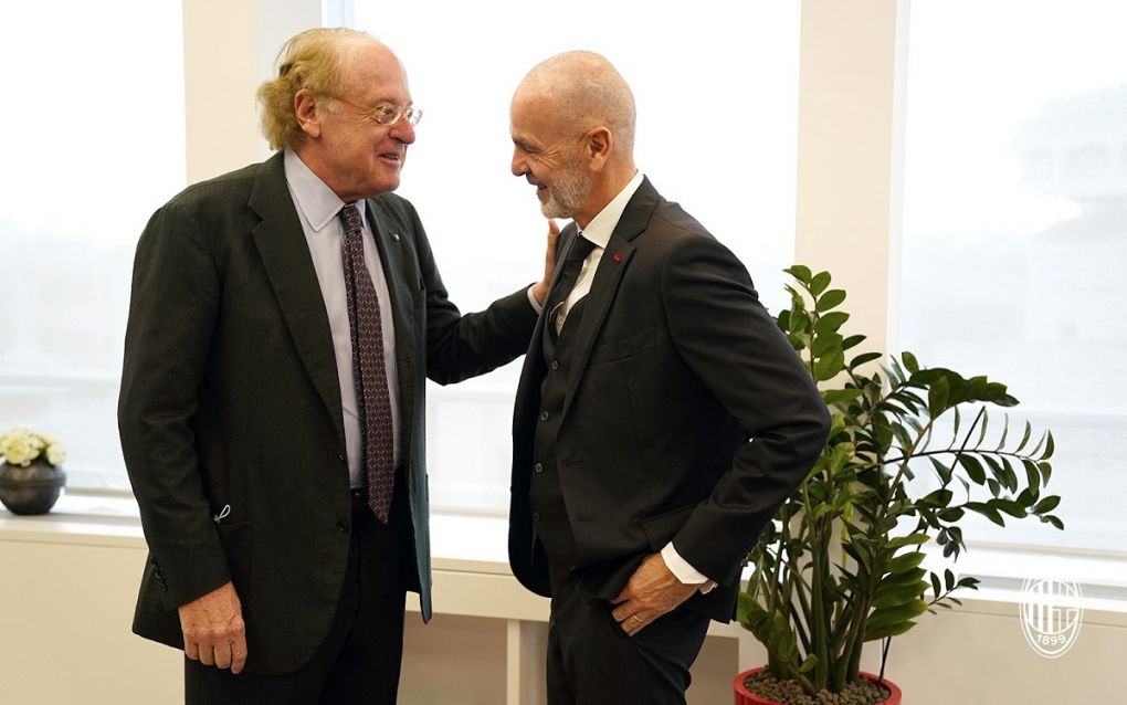 Paolo Scaroni and Stefano Pioli