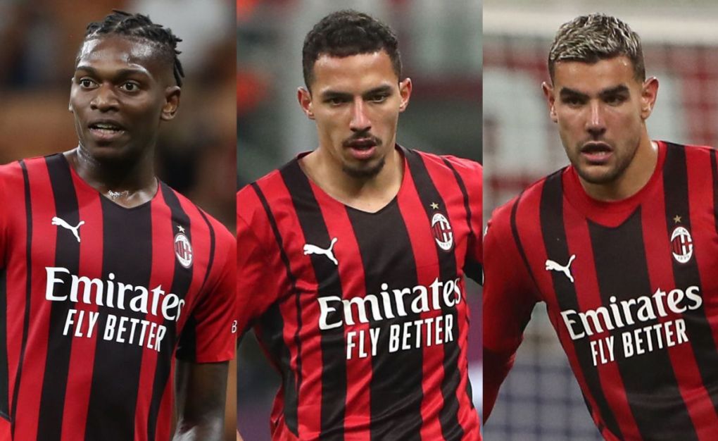 Theo Hernandez Ismael Bennacer Rafael Leao AC Milan