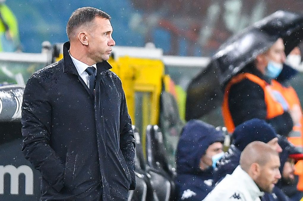 Andriy Shevchenko head coach of Genoa
