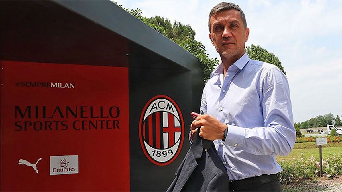 Official: AC Milan confirm Paolo Maldini has left role as technical director