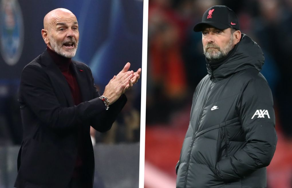 Stefano Pioli AC Milan Klopp Liverpool
