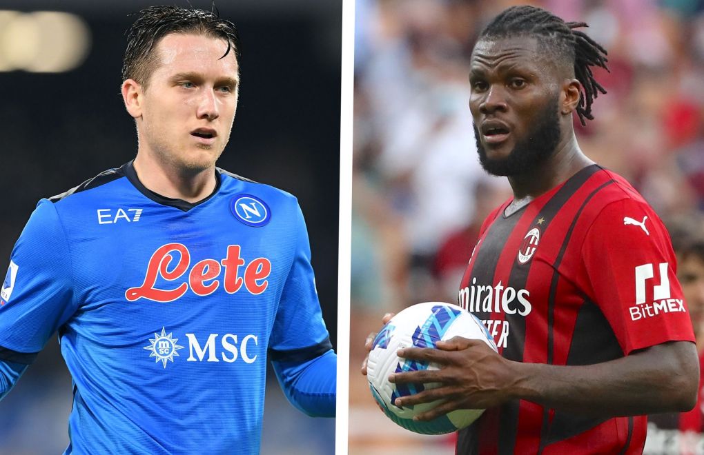 Franck Kessie of AC Milan Zielinski Napoli