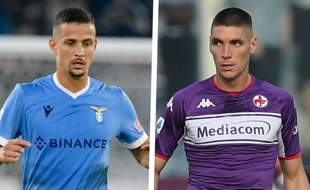 Nikola Milenkovic of ACF Fiorentina Luiz Felipe Lazio