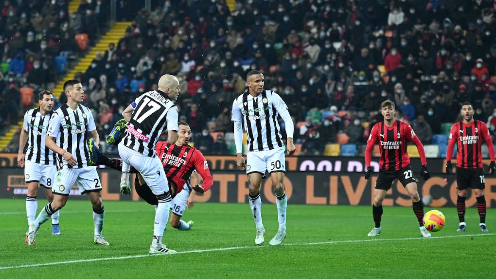 Zlatan Ibrahimovic of AC Milan