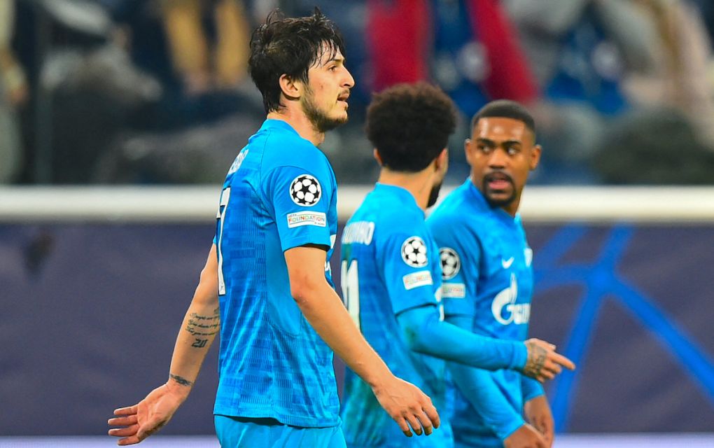 Zenit St. Petersburg's Iranian striker Sardar Azmoun