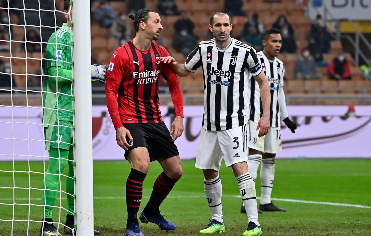 Photo: Ibrahimovic ices his Achilles tendon after being forced off during  Milan-Juventus