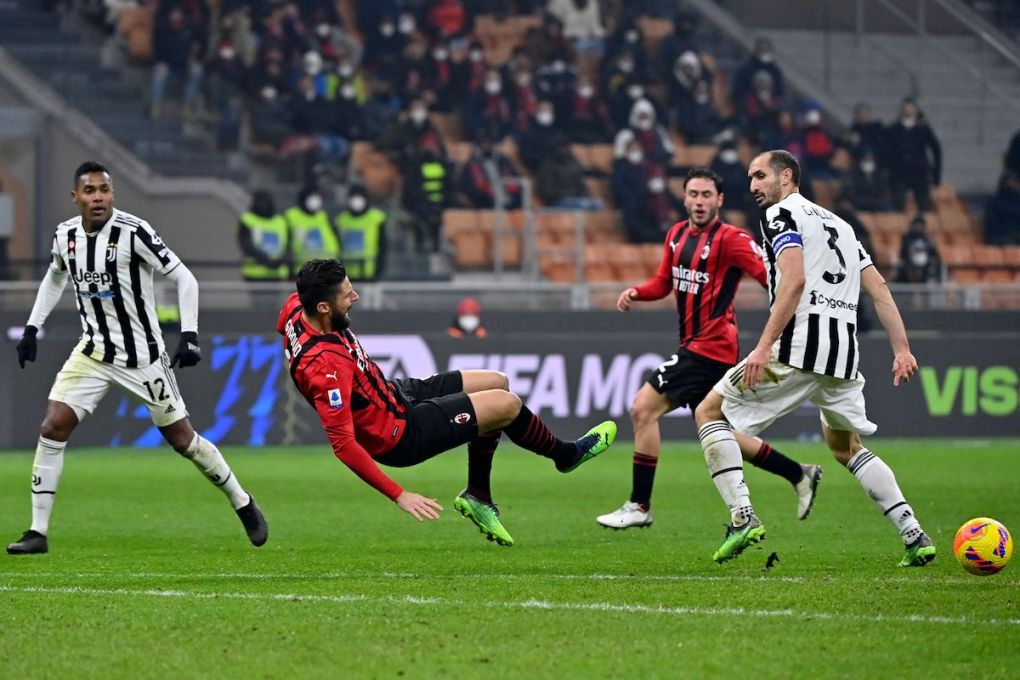 AC Milan's French forward Olivier Giroud