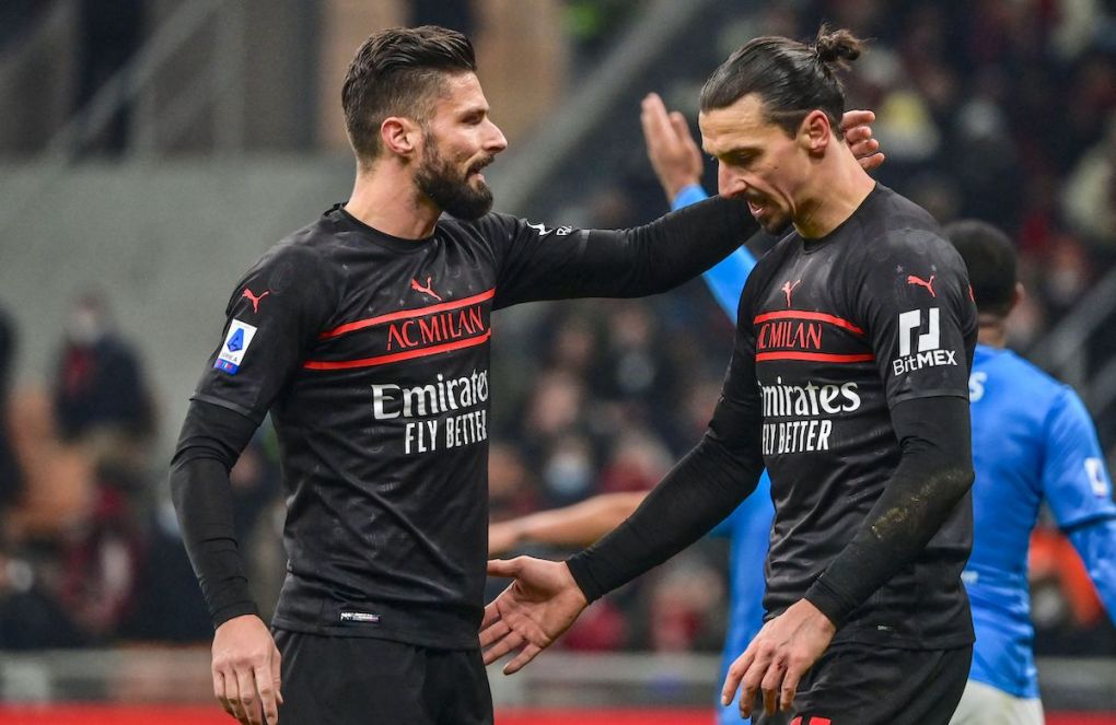 Zlatan Ibrahimovic, Olivier Giroud