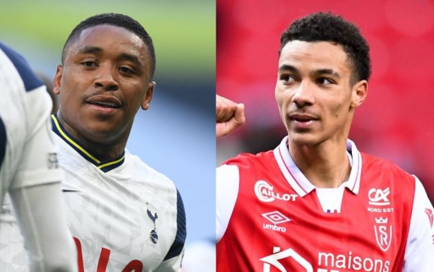 Tottenham Hotspur's Dutch midfielder Steven Bergwijn Hugo Ekitike
