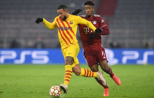 Barcelona's Dutch forward Memphis Depay