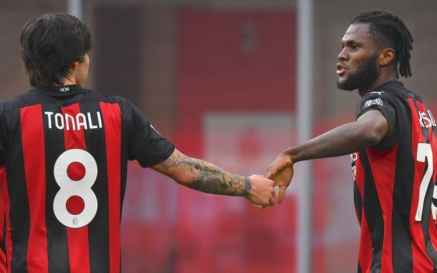AC Milan's Ivorian midfielder Franck Kessie