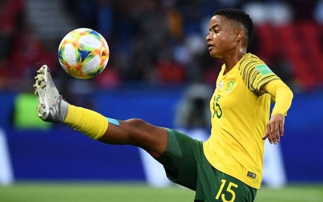 South Africa's midfielder Refiloe Jane