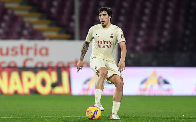 Sandro Tonali of AC Milan