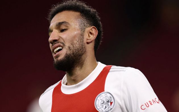 Ajax's Moroccan defender Noussair Mazraoui