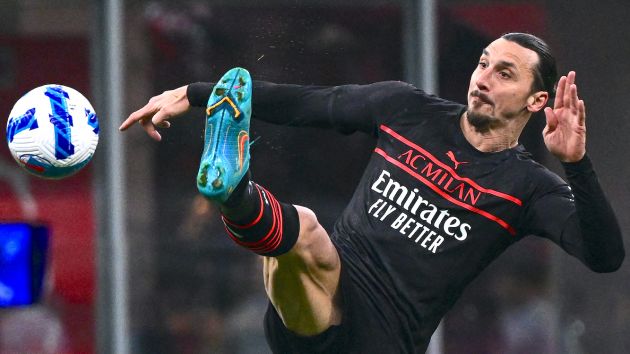 AC Milan's Swedish forward Zlatan Ibrahimovic