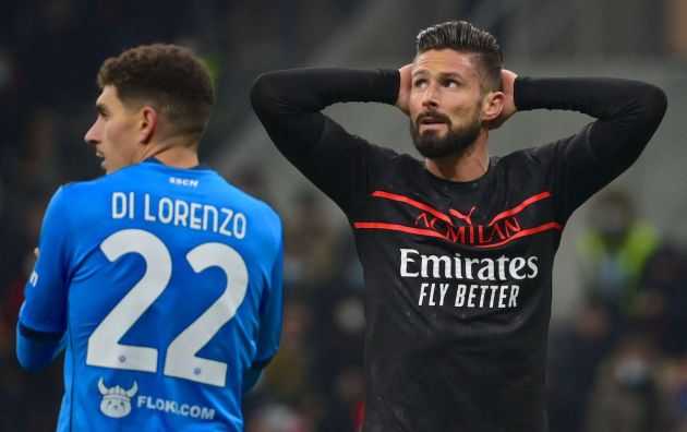 AC Milan's French forward Olivier Giroud