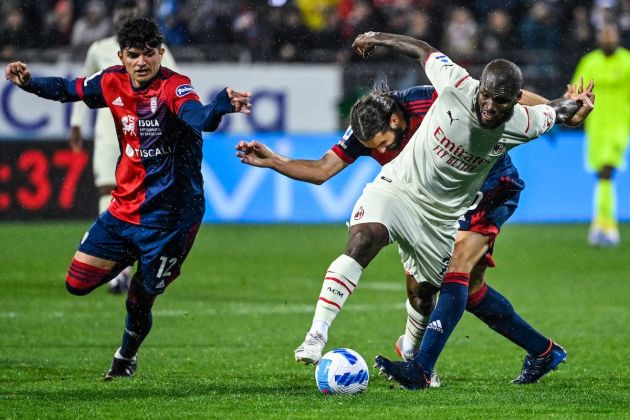 AC Milan's Ivorian midfielder Franck Kessie