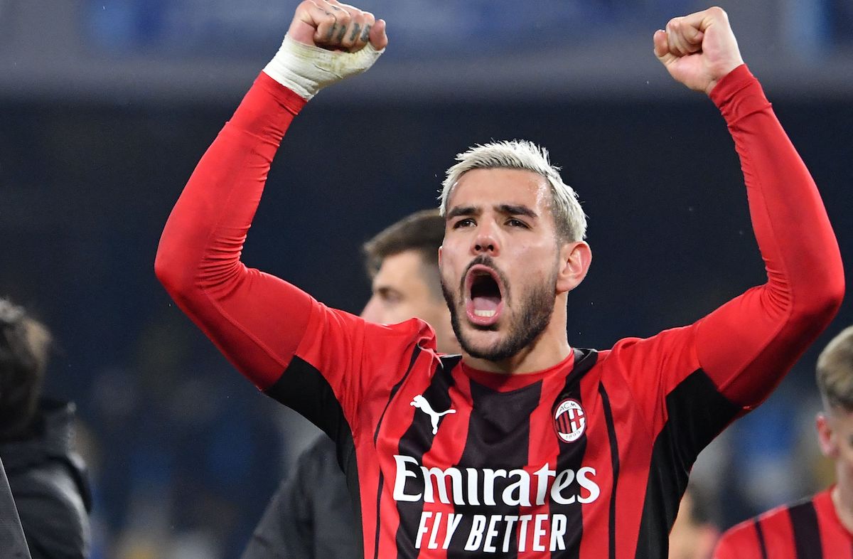 AC Milan's French defender Theo Hernandez