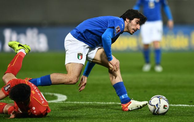 Sandro Tonali of Italy