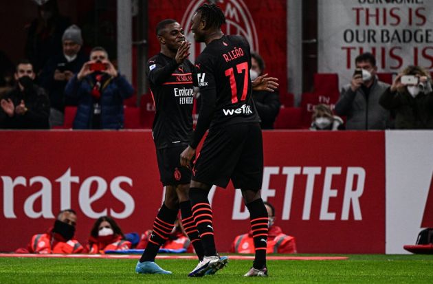 Pierre Kalulu and Rafael Leao