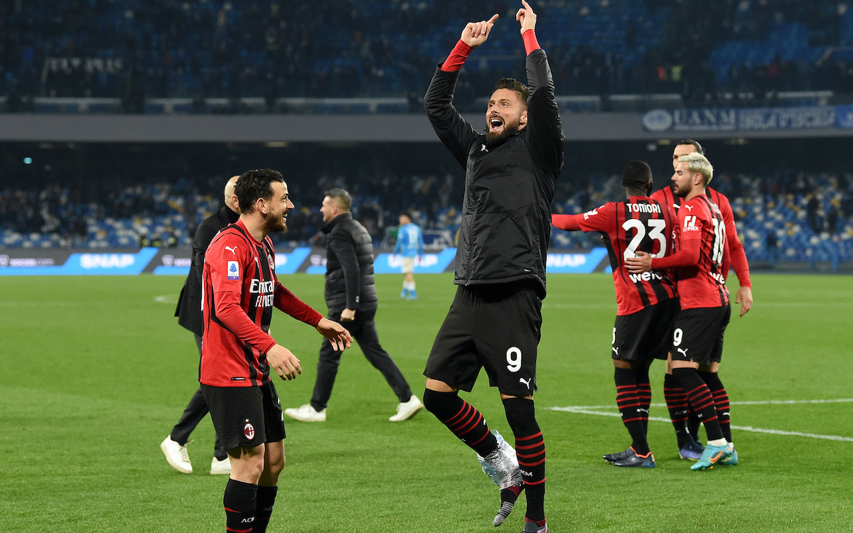 Olivier Giroud of AC Milan