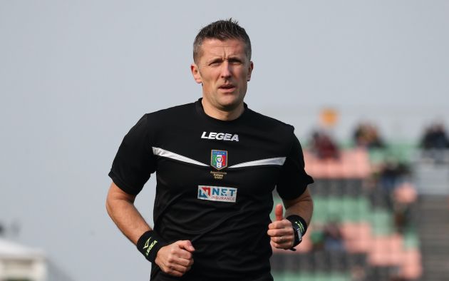 The referee Daniele Orsato
