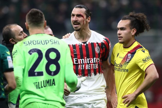Zlatan Ibrahimovic of AC Milan