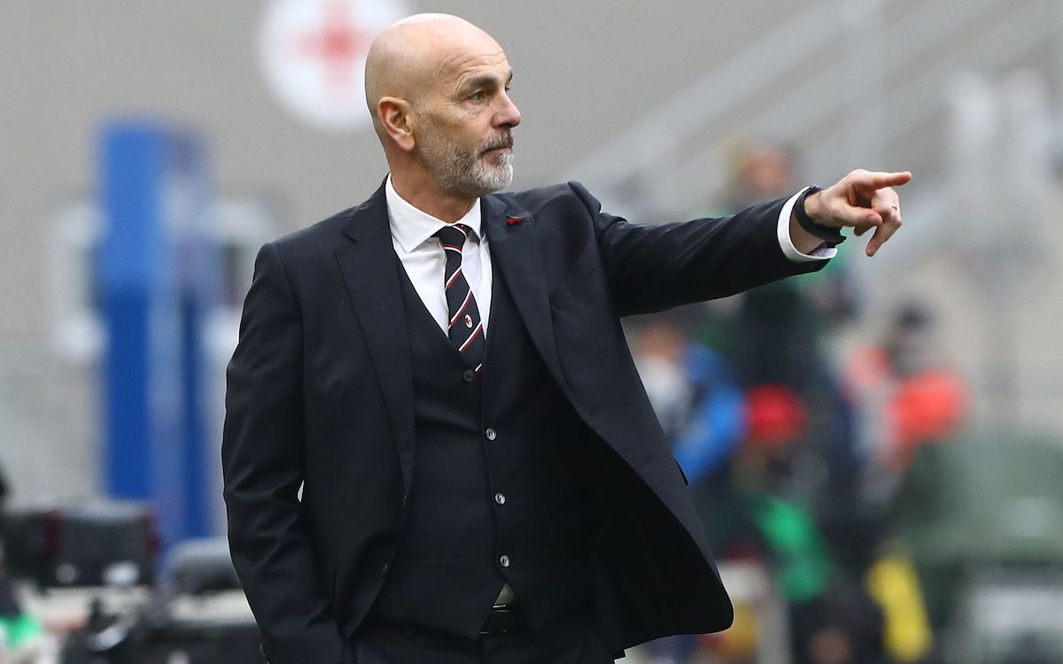 AC Milan coach Stefano Pioli