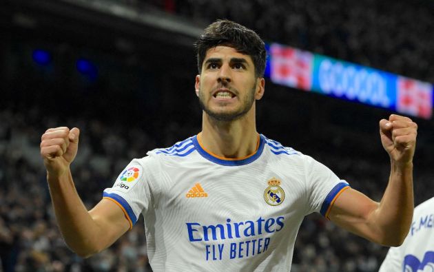 Real Madrid's Spanish midfielder Marco Asensio