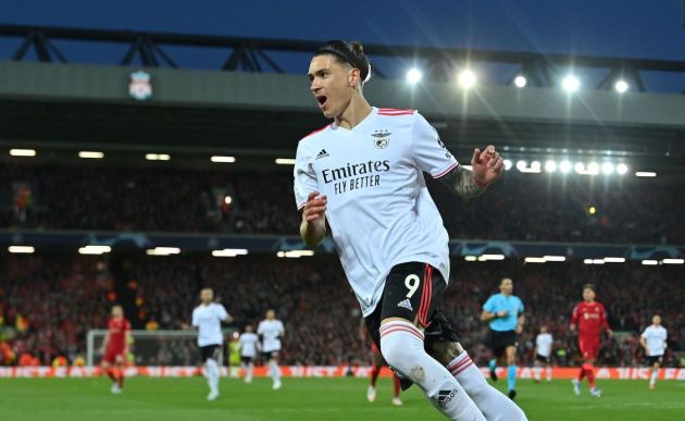 Benfica's Uruguayan forward Darwin Nunez