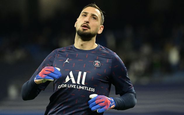 Paris Saint-Germain's Italian goalkeeper Gianluigi Donnarumma