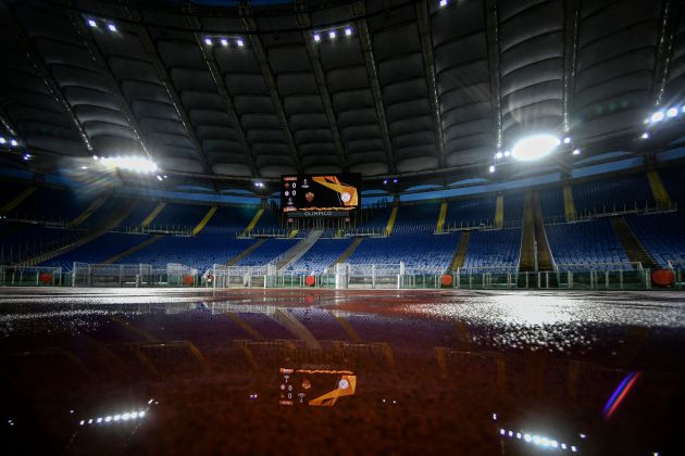 ss lazio olimpico empty