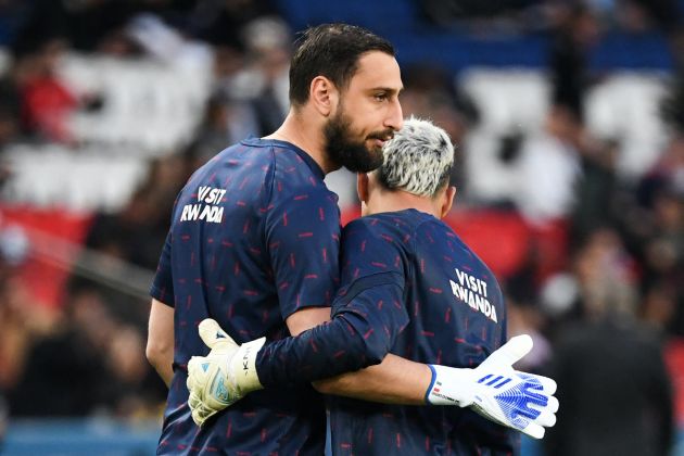 Paris Saint-Germain's Italian goalkeeper Gianluigi Donnarumma