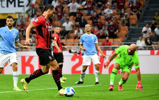 AC Milans Swedish forward Zlatan Ibrahimovic