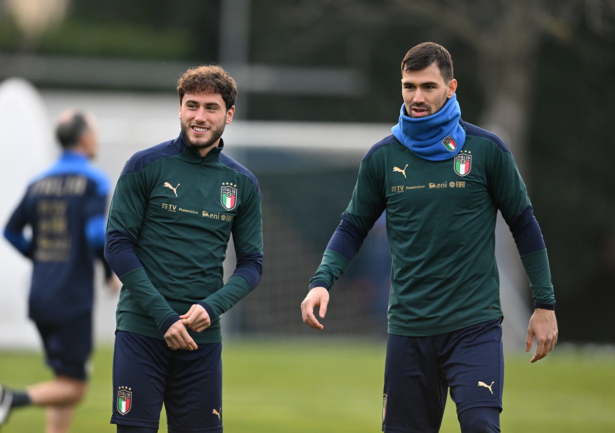 Davide Calabria and Alessio Romagnoli