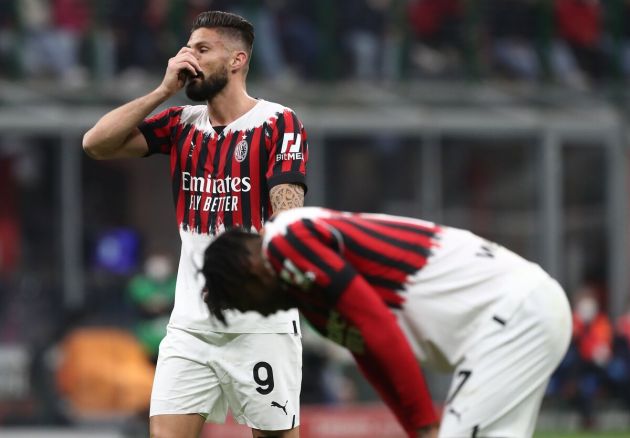 Olivier Giroud and Rafael Leao