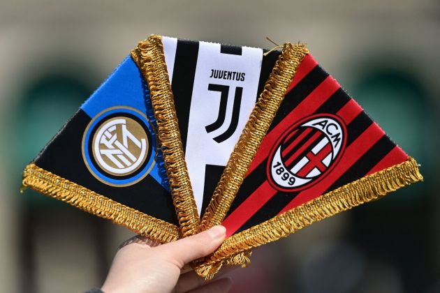 Inter, Juventus and Milan