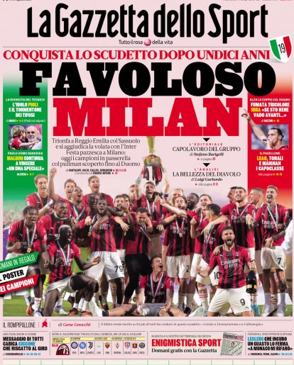 Journal 'La Notte Sport' Du 16 Mai 1988 - Milan Champion D'Italie + Poster - Occasion