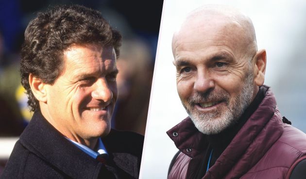 Capello and Pioli Milan
