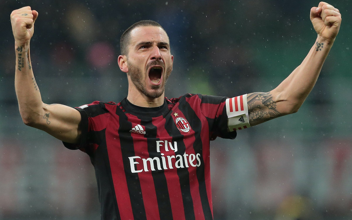 Bonucci cites 'anger' among for joining Milan and picks favourite