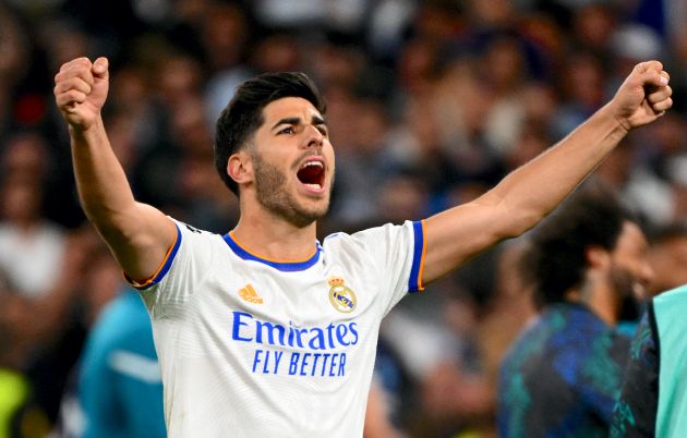 Real Madrid's Spanish midfielder Marco Asensio