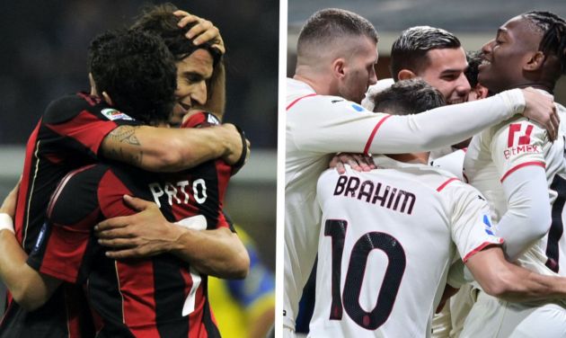 AC Milan teammates celebtaye